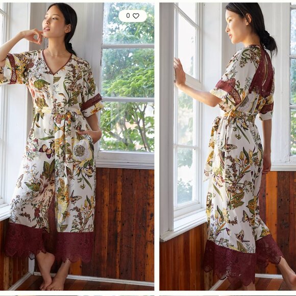 Anthropologie Pants - NWT ANTHROPOLOGIE Floral Lace Jumpsuit XS